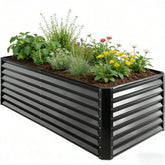 GARDMAX raised bed assembly demonstrates quick setup for veggies.