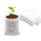 Gardtree 400pcs seedling bags compact size for space-saving balcony nurseries.