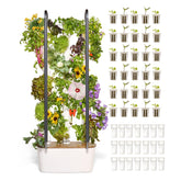 Gardyn Home 4 vertical hydroponics system on kitchen counter for fresh produce