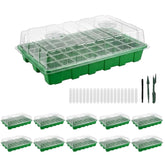Gardzen 40-cell seed starter trays for organized germination on indoor windowsills.
