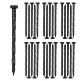 Gardzen 30-pcs landscape edging spikes securing 6-inch stakes for sturdy edging