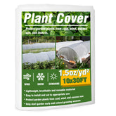 Gardzen freeze cover 10x50ft on a raised bed shields frost protection for winter