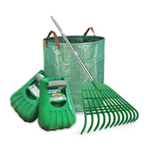 Gardzen large leaf scoop for quick, effortless leaf collection on lawns.
