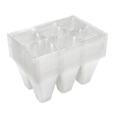 Gardzen seed starting tray with clear lid shows 6-cell layout for easy germination monitoring.