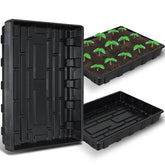 Gardzen seed trays 10 pack front view for organized seed starting