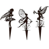 Garkup fairy garden stake welcome elf adds whimsical charm to outdoor spaces