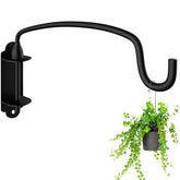 Garkup 12-inch plant hook on wall mount, rust-proof and versatile for plants.