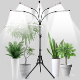 Garpsen 5-head grow lights deliver full-spectrum illumination for thriving indoor plants.