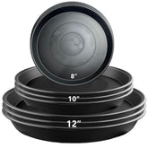 Garrdeen 8-inch plant saucer top view protects surfaces and keeps pots stable.
