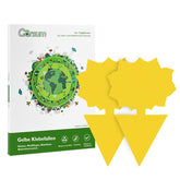Garsum fruit fly trap yellow sticky 18-pack attracts and captures pests on indoor plants