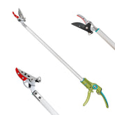 GARTOL cut-and-hold pruner jaw grips branches during pruning for secure handling