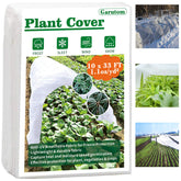 Garutom plant cover 10x33 ft provides frost protection for garden beds