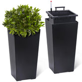 Garvee 22.5-inch tall planter set on a porch for indoor or outdoor display.
