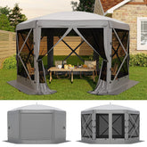 GarveeLife 13x13ft gazebo with removable canopy top for flexible outdoor shade
