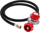 Gas One 2109-RED regulator close-up showing high-pressure control for propane appliances.