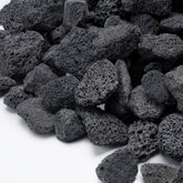 GASPRO lava rocks 1-3 inch base layer for stable fire pit performance