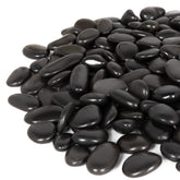 GASPRO 15lb black river rocks for landscaping enhance curb appeal with polished finish.