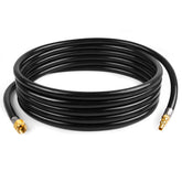 GASPRO 18-foot rv quick-connect hose ready for seamless rv propane hookup.