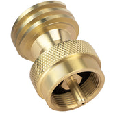 GasPro 1lb tank adapter connects securely to standard cylinders for portable grilling.