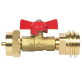 GASPRO 1lb propane tank adapter with valve for on-the-go cooking