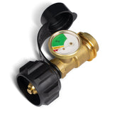 GASPRO Propane Tank Gauge displays a clear level reading for quick refills