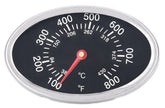 GasSaf lid thermometer replacement for Nexgrill with clear, readable dial.