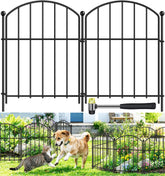 GAXI decorative garden fence arch design enhances garden borders and pet safety.