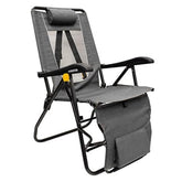 GCI Outdoor Legz Up Lounger in open position ready for reclining and leg elevation.