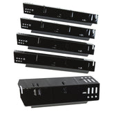 Gcostar porcelain steel heat plate on a Dyna-Glo 5-burner grill for even heat