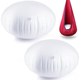 GCTWFYK pod chair cushion in white, two-pack replacement for kids swings