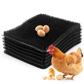 GDHSWJ chicken nesting pads 12x13 shown with clean, odor-free coop bedding.