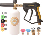 GDHXW X-887 foam cannon with brass core for steady car washing foam.