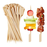 GDMINLO 6-inch paddle wood picks for elegant appetizers and drinks.
