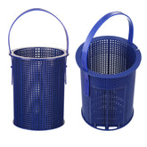 Geelin blue pool pump basket two-pack for quick replacement and continuous skimming