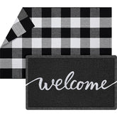 Geelin welcome doormat with front view adds curb appeal for guests