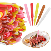 Geetery steak markers in five colors for quick doneness cues at a grill