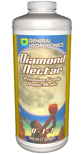 General Hydroponics Diamond Nectar bottle pour for easy nutrient delivery in soil and hydroponics
