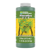 General Hydroponics FloraGro bottle showing growth-focused formula