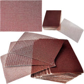 Generic 100-pack grill screen pretreated with aluminum oxide for tough stain removal.