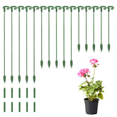 Generic 15-pack adjustable plant stakes for secure garden support.