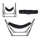 Generic 2 in 1 Hammock Stand with flat hammock for lounging.