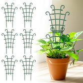 Generic 6Pcs Indoor Small Trellis side view demonstrates sturdy plant support for climbing vines.