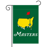 Generic Masters Green Golf Garden Flag front view for curb appeal