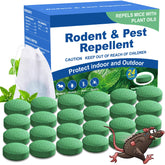 Generic Rodent Repellent packaging with usage guidance.