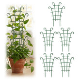 Generic trellis for potted plants with stackable design supporting trailing vines