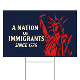 Generic USA 250th anniversary sign two-sided print for eye-catching outdoor display.