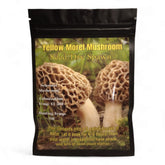 Generic Yellow Morel seed/dry spawn pack primed for outdoor cultivation.