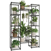 GENTINGBRO metal plant stand assembly view for quick setup and stable support.