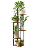 GENTINGBRO corner plant stand front view for space-saving indoor greenery.