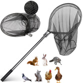 George Garden Catch Net with extended telescopic handle catching a small animal safely